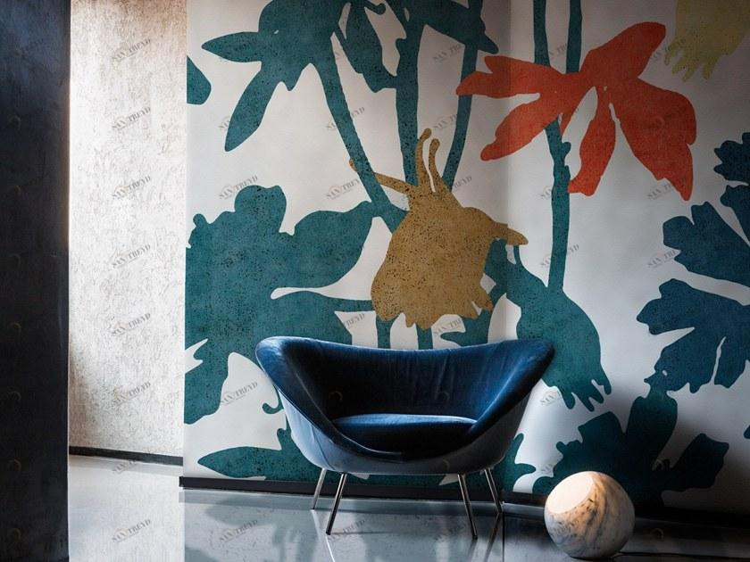 Wall&decò Обои с цветочными мотивами Contemporary wallpaper 2018 sun-id-1345695