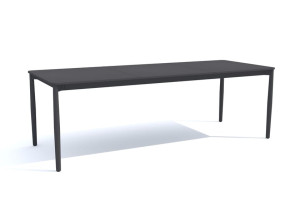 Прямоугольный алюминиевый стол с порошковым покрытием