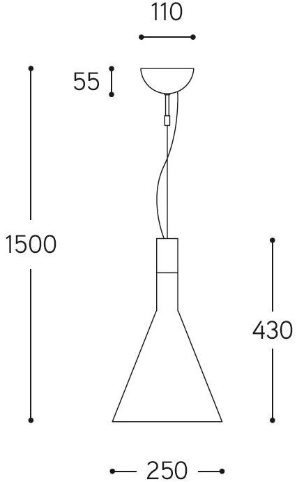 Aldo Bernardi Подвесной светильник из бетона Funnel sun-id-1389669 - Вид №4