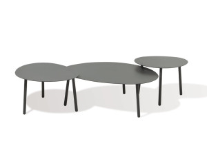 Алюминиевый низкий садовый столик