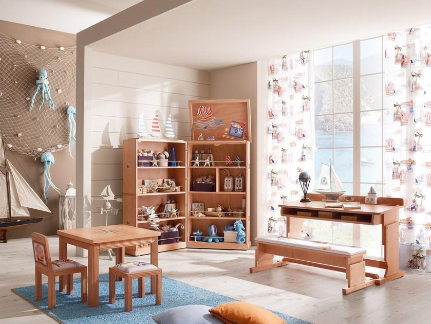 Caroti Квадратный деревянный стол Designed for kids sun-id-1509574 - Вид №2