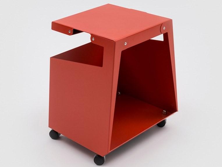 Danese Milano Универсальный шкаф из окрашенного металлического листа на колесиках sun-id-1443807 - Вид №4