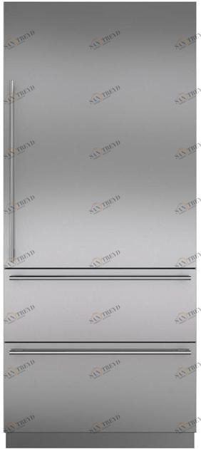 Sub-Zero Встраиваемый холодильник из нержавеющей стали с диспенсером для воды класса а + Designer Icbit-36ciid 