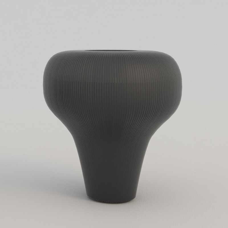 Q106/5RX32 Ребристые тоб и шикарные вазы Adriani e Rossi Медь  - Вид №8