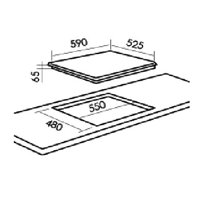 1197001 Газовая варочная поверхность MBS PG-613 STDN-0125297 - Вид №6