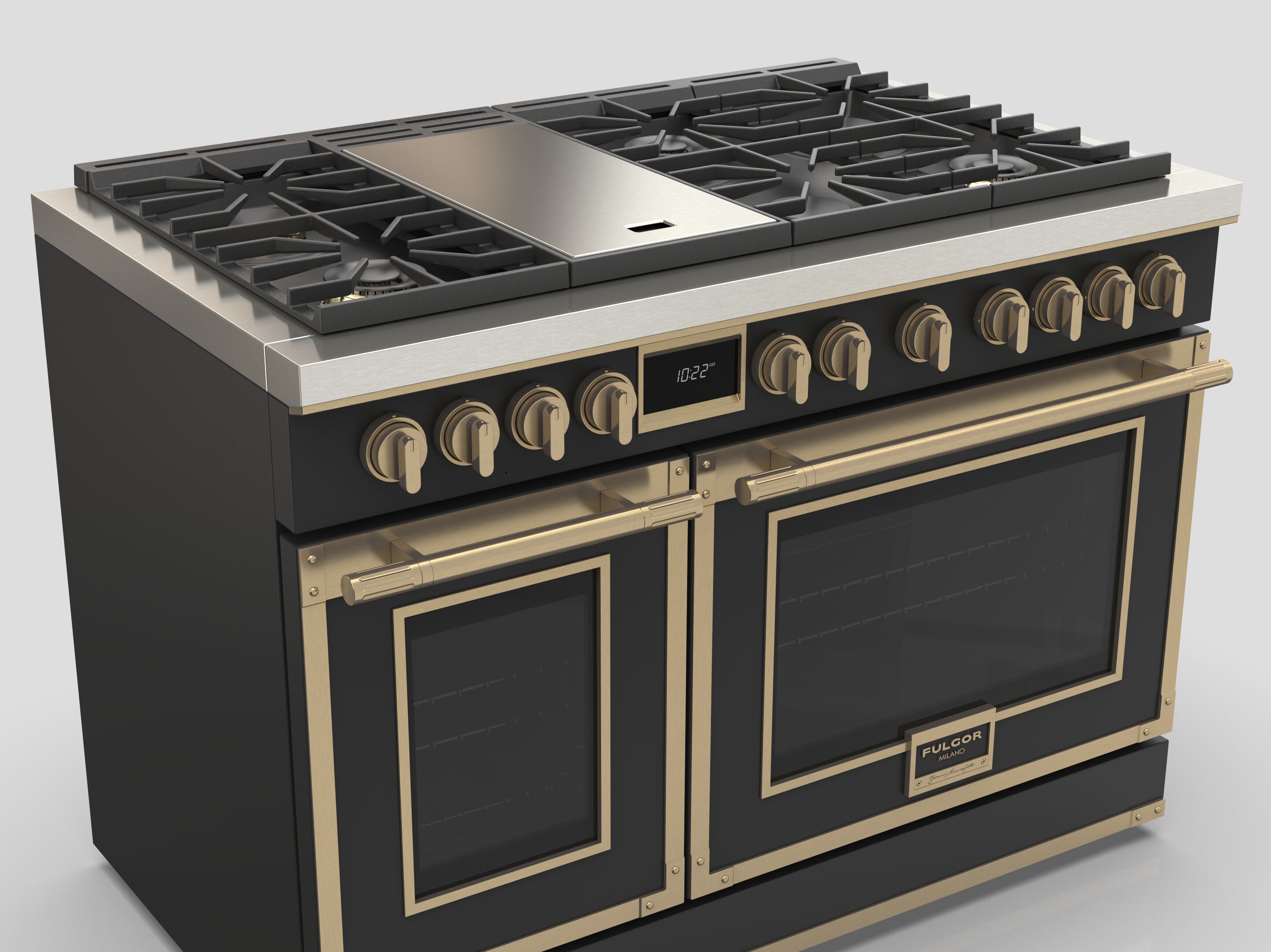 Отдельно стоящая кухня из нержавеющей стали с газовой плитой Fulgor Milano Professional ARCH-00130503 - Вид №3