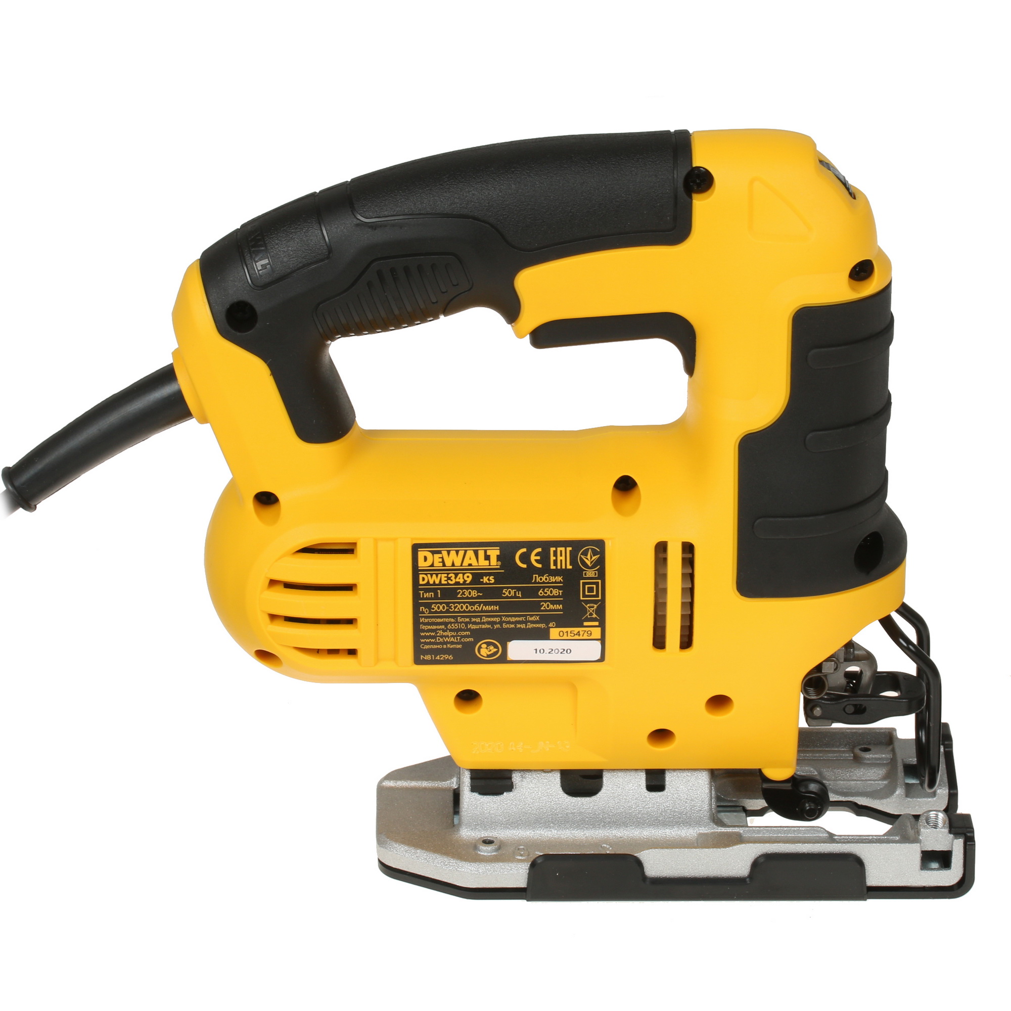 Электрический лобзик DeWalt DWE 349 5301997 STDN-0035216 - Вид №3