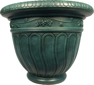 Е70-7 Горшок-кашпо для цветов Grapes d=62 70 Л. Малахит Цветочная коллекция