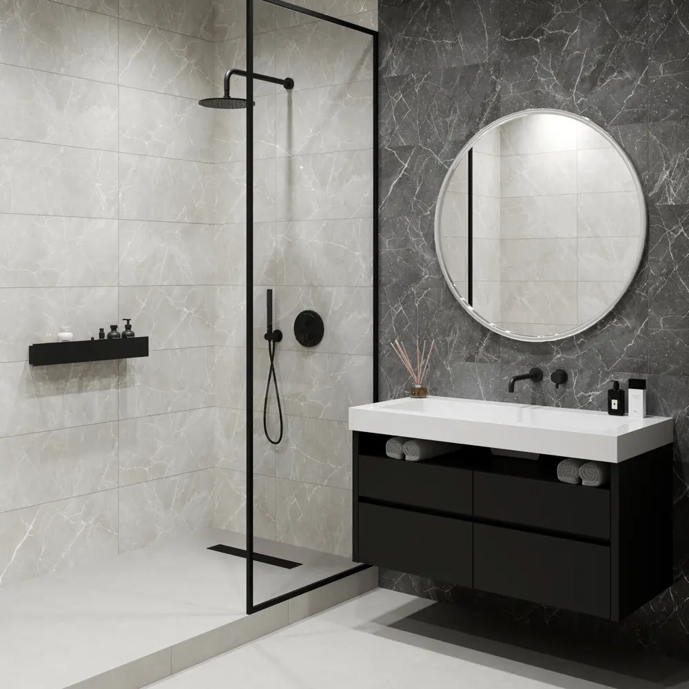 Глазурованный керамогранит LB Ceramics Эпоха 30x60.3 см 1.44 м² матовый цвет темно-серый 89459627 STLM-2010478 - Вид №4