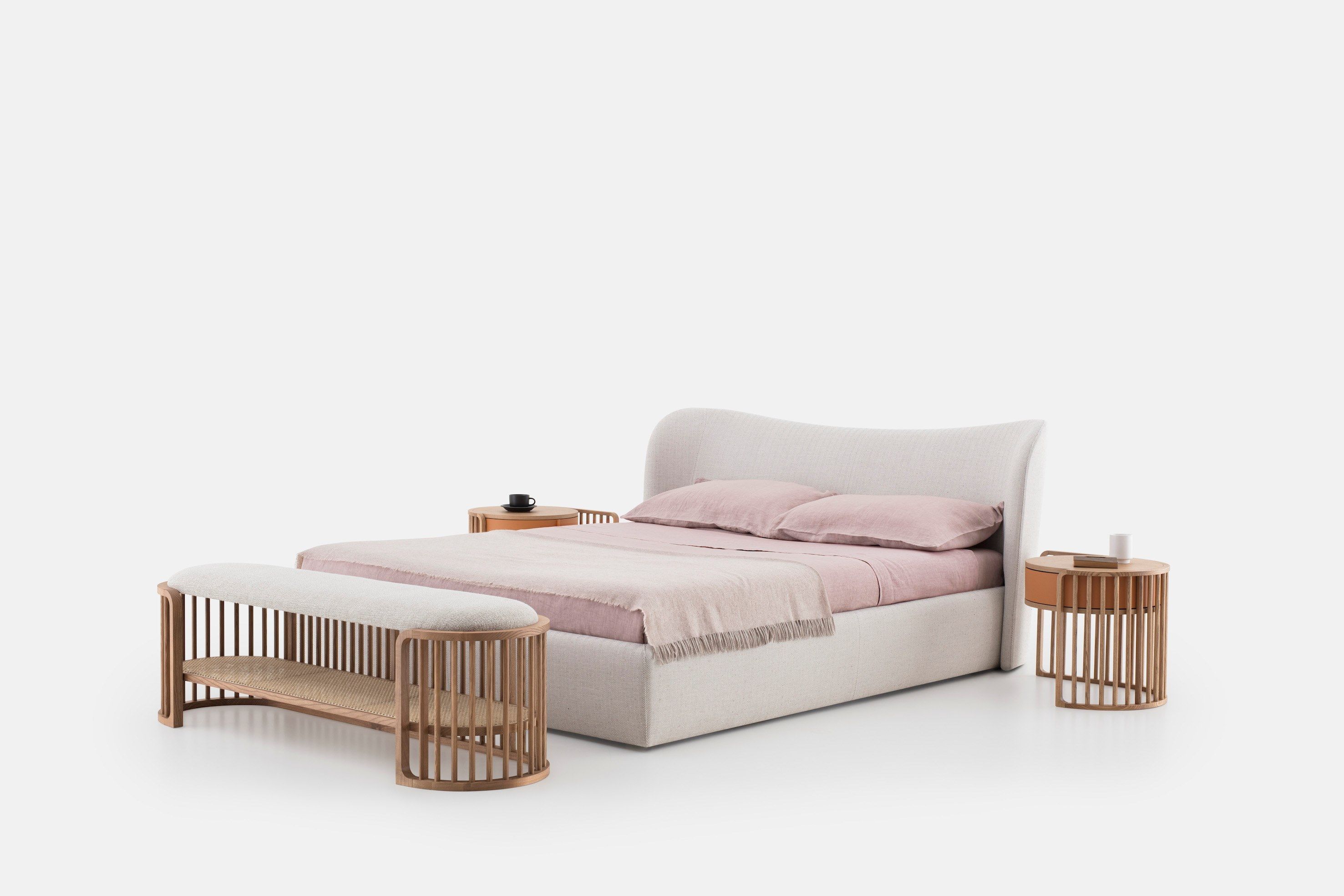 Деревянная круглая тумбочка с ящиками Pianca ARCH-00028815 - Вид №6