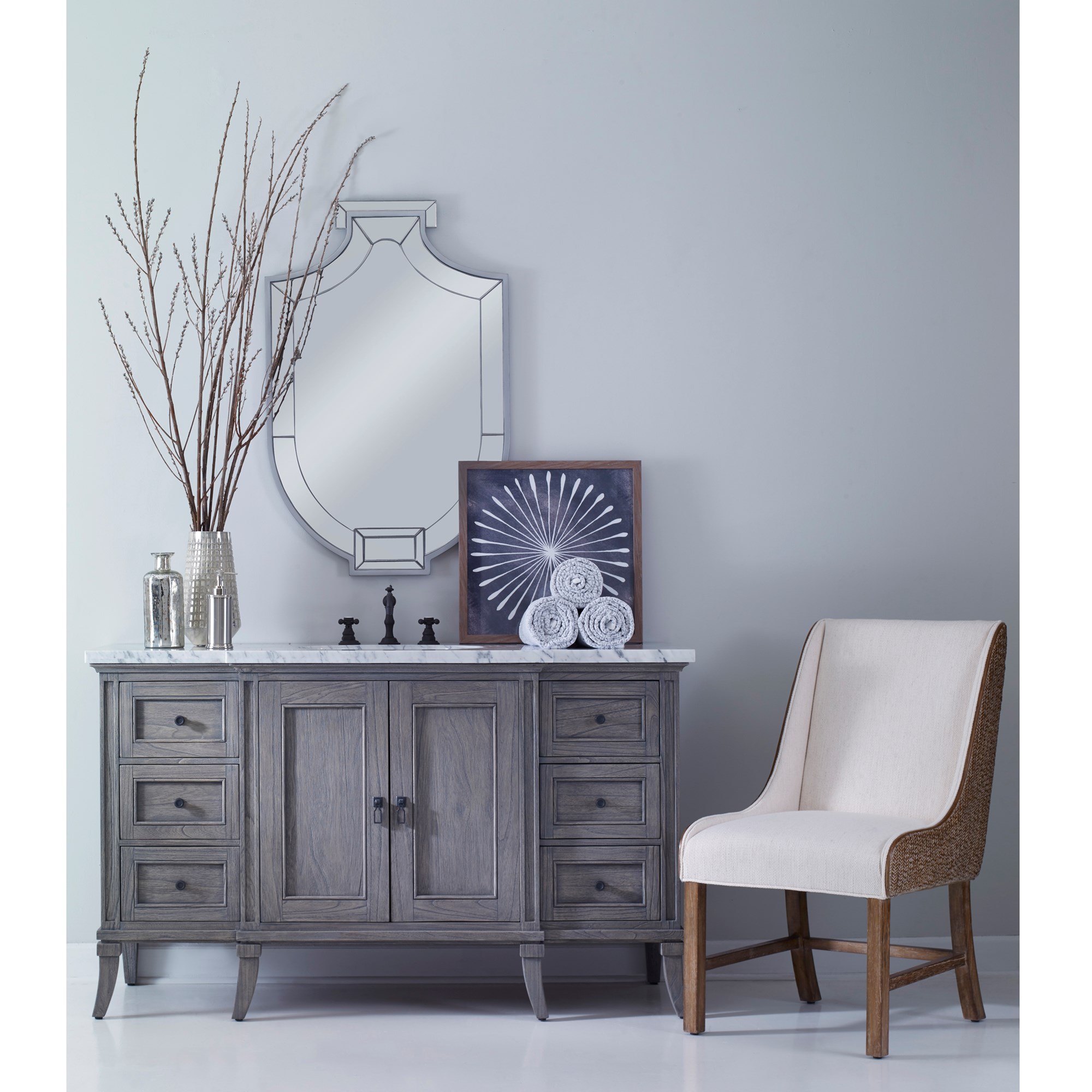 Тумбочка, Гранд (60+) 17567-110-501 Danbury Sink Chest Ambella  - Вид №5