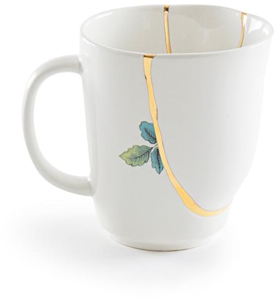 Seletti Кружка из фарфора и золота Kintsugi sun-id-1464670 - Вид №1