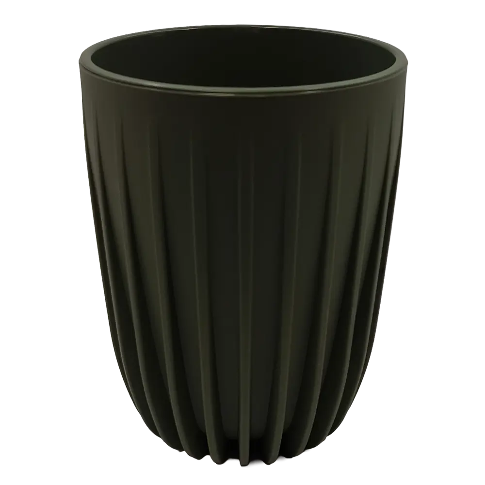 Кашпо Evergreen Design Сигма 17x17x20.5 см v3.3 л пластик нефрит 89452946 STLM-2021576