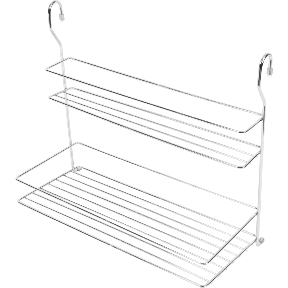 Полка двухъярусная универсальная Delinia 30x14.5x34 см сталь цвет хром 18254957 STLM-2067692  - Вид №1