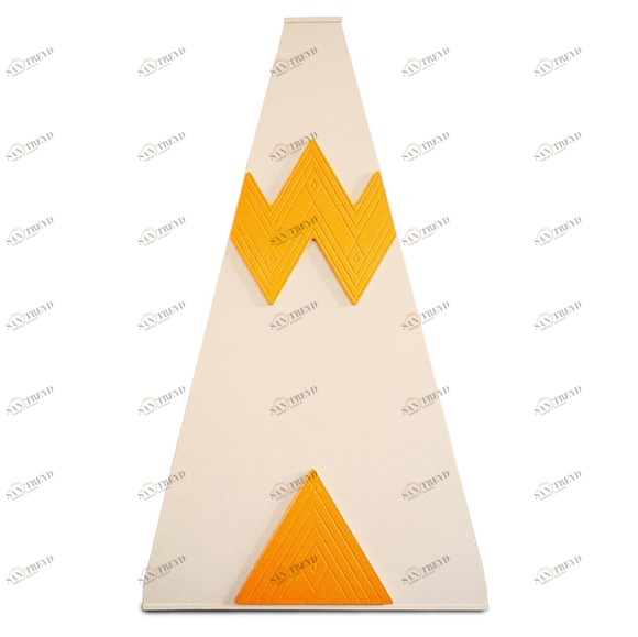 Детский стеллаж-вигвам "Апачи" МАНДАРИН АПАЧИ 178641 Оранжевый;молочный Santreyd 