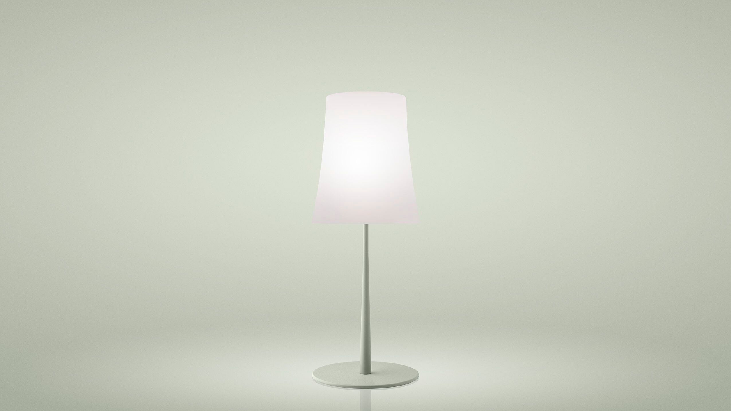 Настольная лампа из поликарбоната и окрашенного алюминия Foscarini птичка ARCH-00034226 - Вид №15