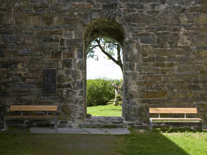 VESTRE Модульная скамья из стали и дерева со спинкой Vroom sun-id-1507607 - Вид №4