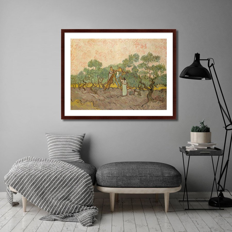 Картина: Olive Picking, 1889г. КАРТИНЫ В КВАРТИРУ  264170 Разноцветный  - Вид №2