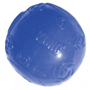 ПР0018844 Игрушка для собак Сквиз Мячик очень большой, резиновый с пищалкой KONG