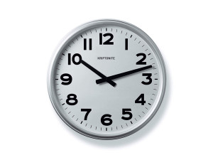 Настенные часы из анодированного алюминия