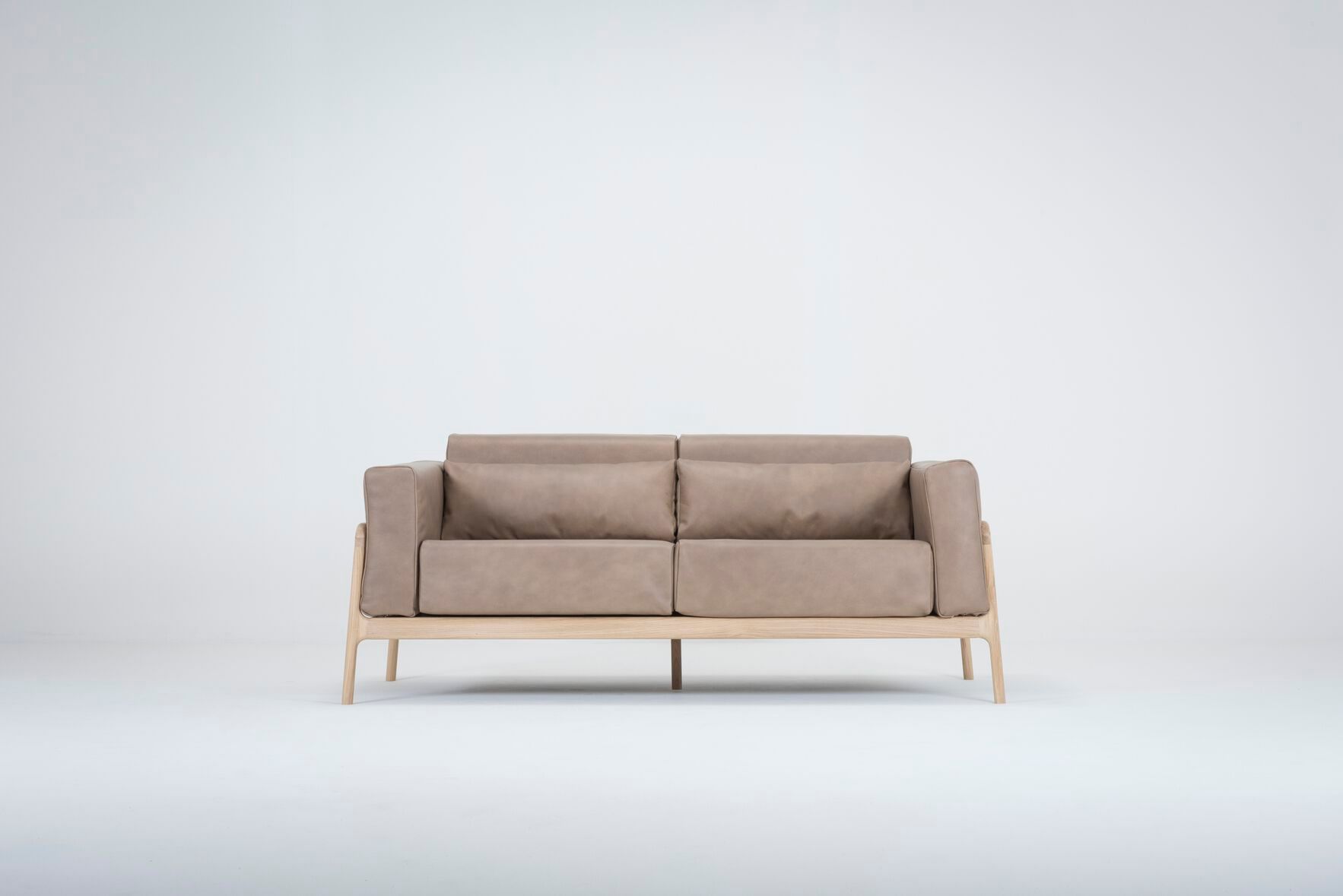 2-местный кожаный диван Gazzda Fawn ARCH-00142155 - Вид №1