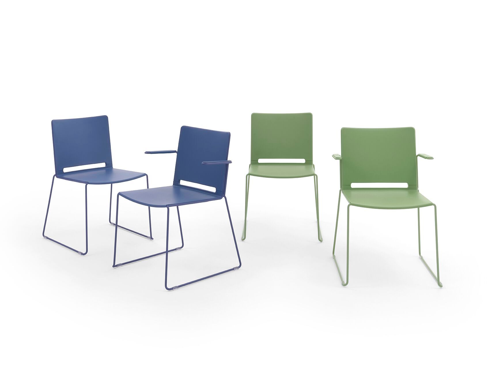 Стул из полипропилена с подлокотниками Diemmebi laFILÒ ARCH-00003666 - Вид №1