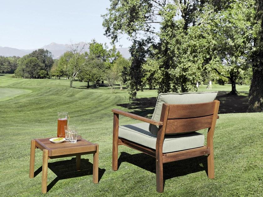 Very Wood Садовое кресло Iroko с подлокотниками Capri sun-id-1480952 - Вид №3