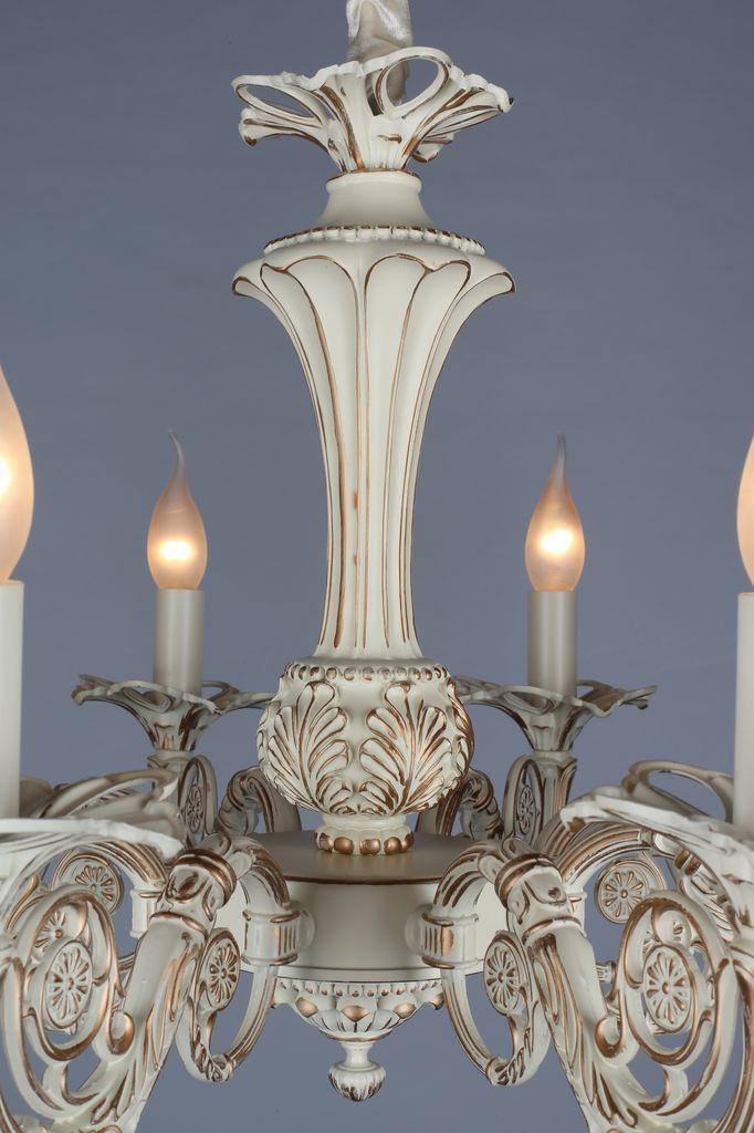 Подвесная люстра Omnilux OML-73403-08 белая OMNILUX OML-734 188157 Белый  - Вид №2