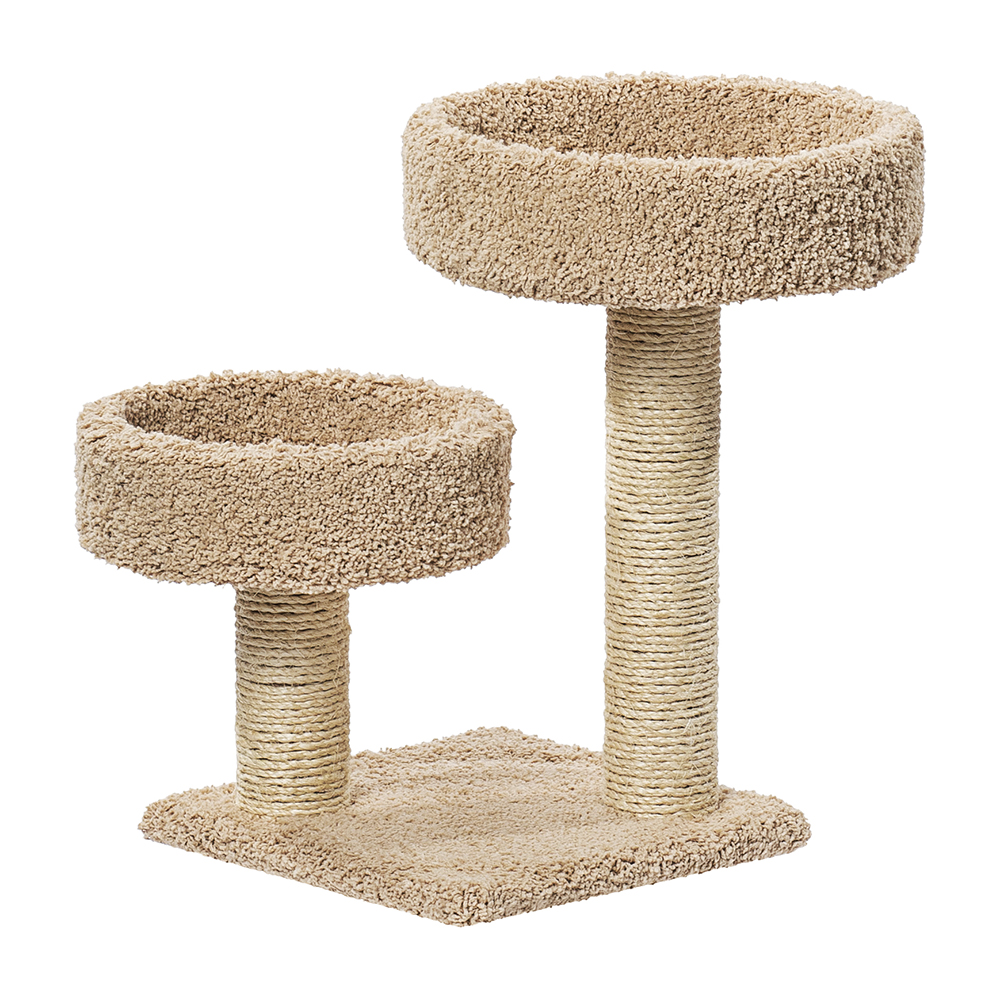 Т0032887 Когтеточка для кошек ковролиновая Двойная лапа ПУШОК 