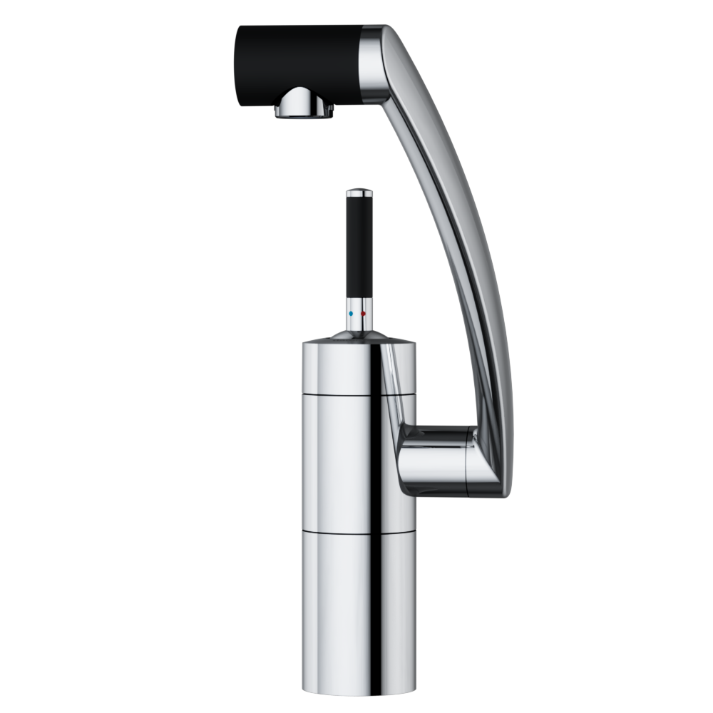 290007464 смеситель для кухни поворотный излив 236 мм (черный) шт Damixa Arc - Вид №2