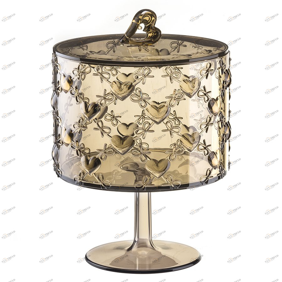 Ваза для десертов 22 см песочная Love GUZZINI - 00-3870244 Бежевый;прозрачный 