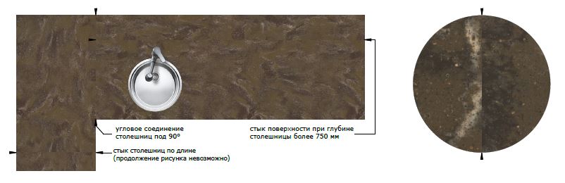 Столешницы для кухни - Ламборги LIGRON LIST191 1809 - Вид №5