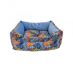 ПР0057515 Лежанка для животных Стрит Графити 70х60х23см Pride