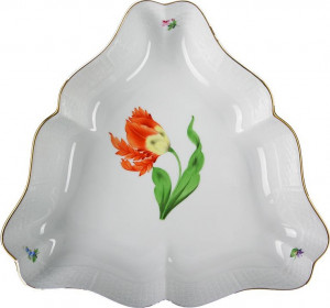 68978 Herend Салатник треугольный 26см "Китти" Фарфор