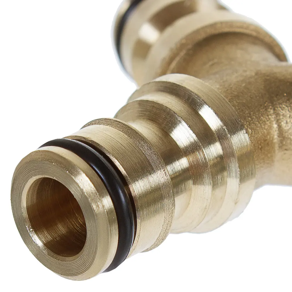 BOUTTE Латунный тройник для поливочных систем 3/4-1/2 дюйма 15449329 STLM-0005800 - Вид №2