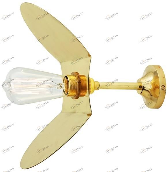 Mullan Lighting Бра с прямым светом ручной работы из латуни Dodoma Mlwl239 