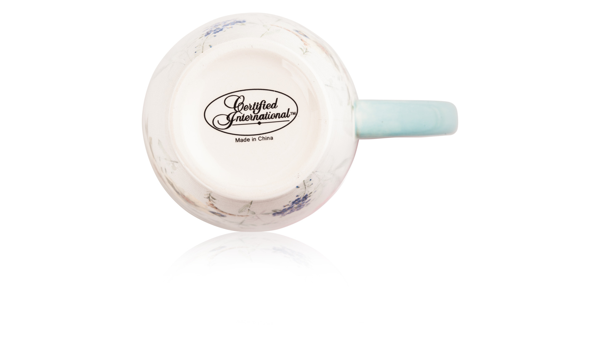 10672197 Certified International Кружка Certified Int. Весенний Букет. Белый цветок 600мл, керамика Керамика  - Вид №4