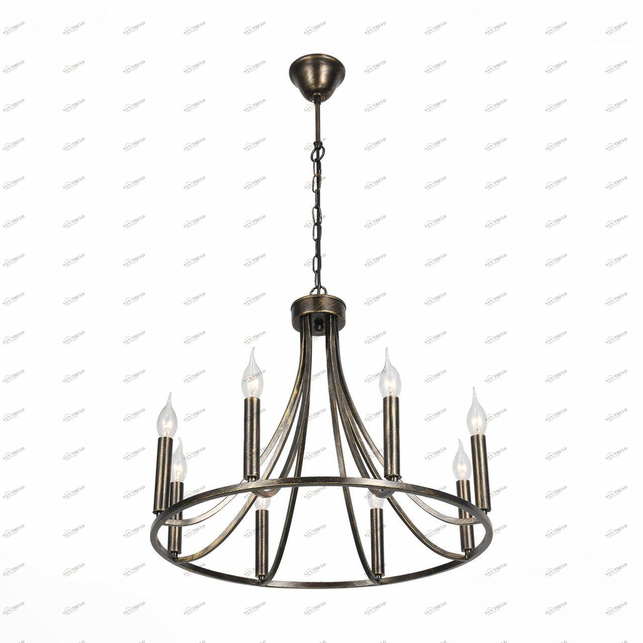 Подвесная люстра ST Luce Attuale SL268.303.08 ST LUCE ДИЗАЙНЕРСКИЕ, ATTUALE 108505 Бронза 