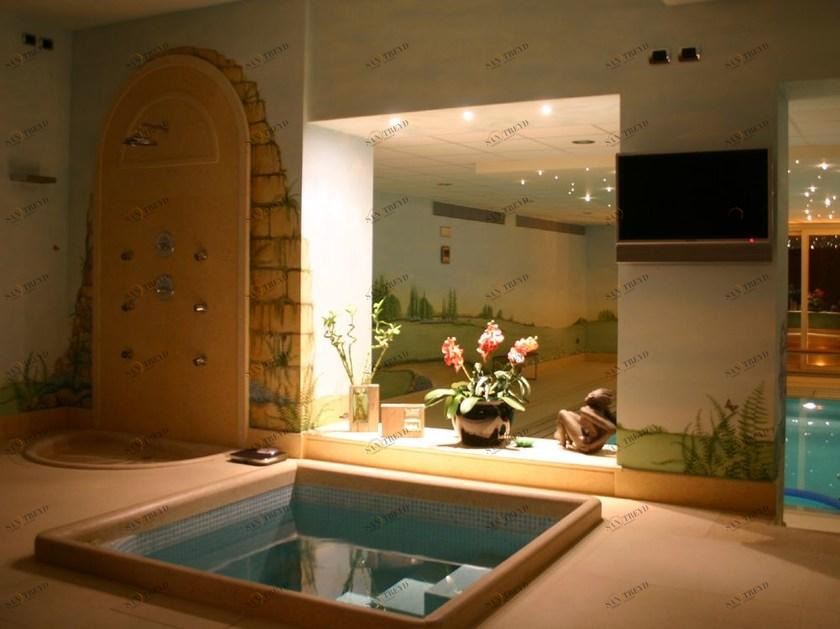 BAIRES Квадратная гидромассажная ванна sun-id-1384293