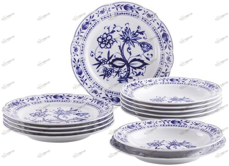 170620M72067U Розелла Столовый набора для 6 людей 12 частей лука шаблона (с небольшими недостатками) Kahla-porzellan 