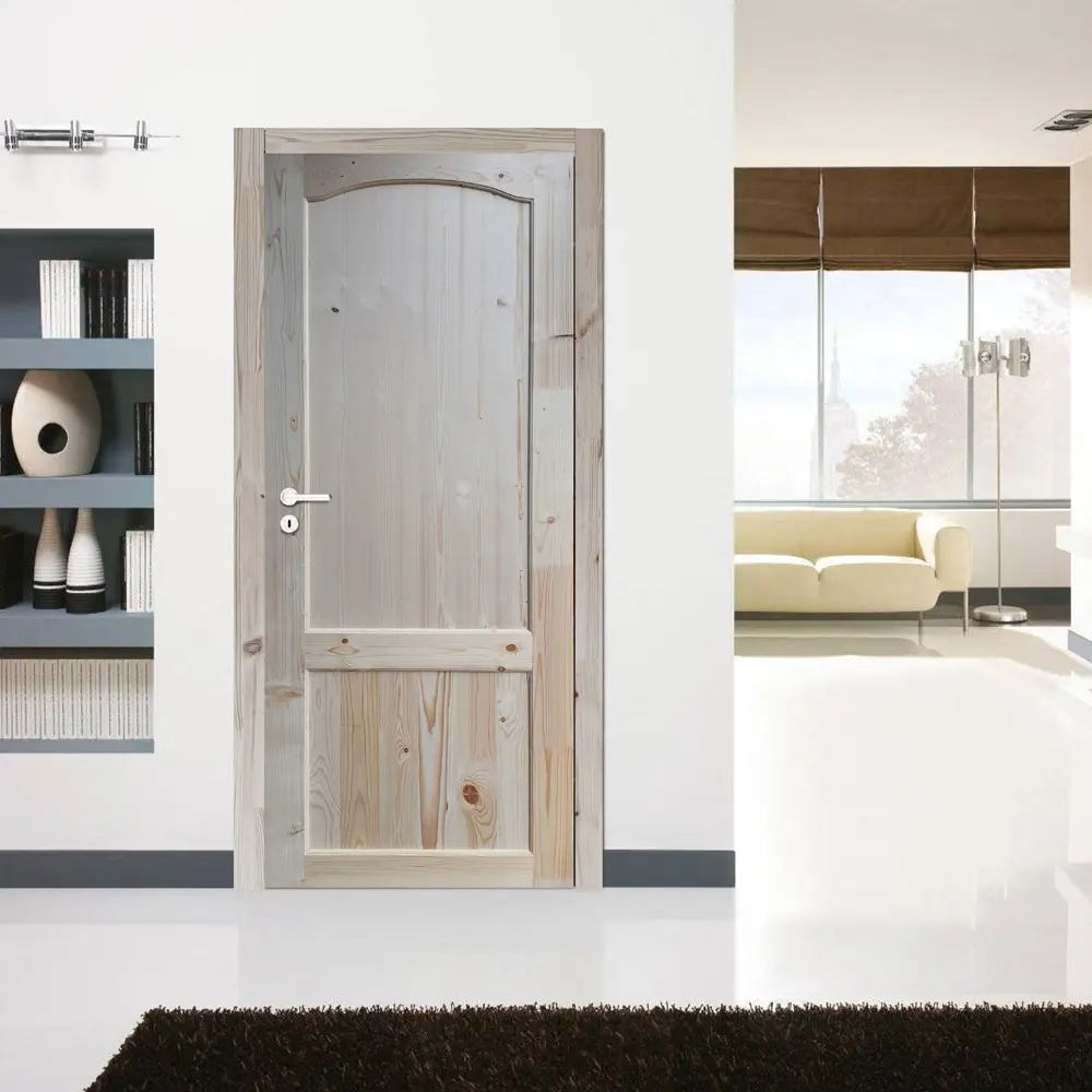Santreyd | Межкомнатная дверь глухая 90×200 см в натуральном цвете 88483740 STLM-1377233 - Вид №3