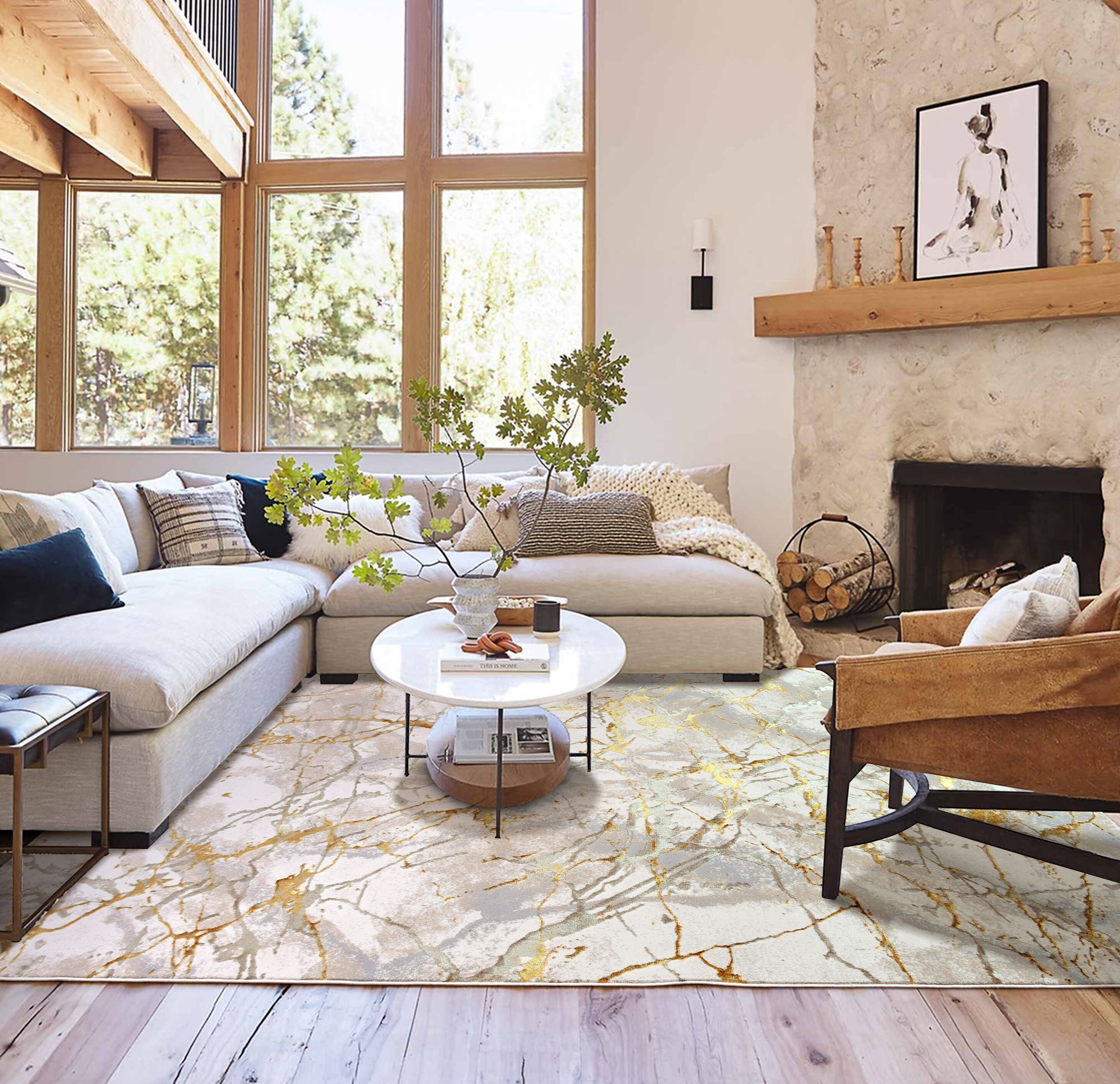 Прямоугольный ковер с рисунком Ademi Essential ARCH-00022115 - Вид №2