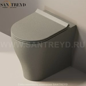 AP117RG7037 Приставной унитаз напольный Белый Ceramica Flaminia App Италия