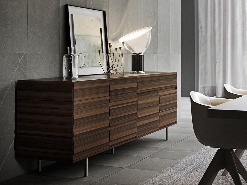 EmmeBi Буфет эвкалиптовый с распашными дверцами Stripe sun-id-1384230 - Вид №2