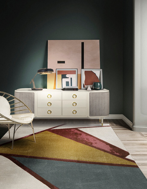 Softgoods Bauhau Geometric Rug Covethouse RUG SOCIETY  - Вид №3