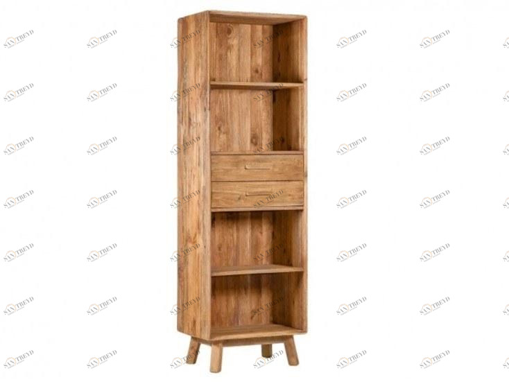 Открытый отдельно стоящий книжный шкаф из сосны с ящиками Woodside Ah606 bookcase Santreyd 