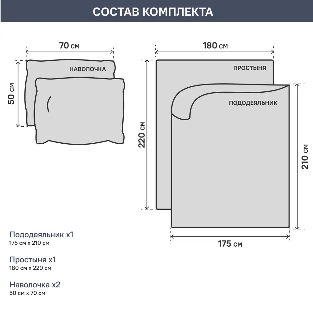 Комплект постельного белья Loft двуспальный сатин разноцветный 82881095 STLM-2039591 Santreyd  - Вид №5