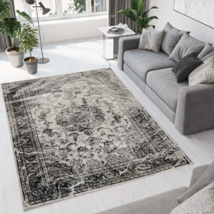 83604329 Ковер вискоза Рим 814X 160х235 см цвет серый STLM-1059349