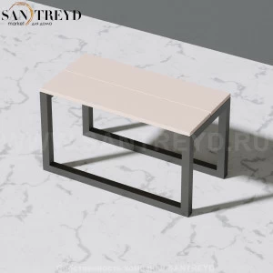 Effegibi LOGICA Скамейка 79 см с сидением из светлого ламинированного керамогранита AS10011401