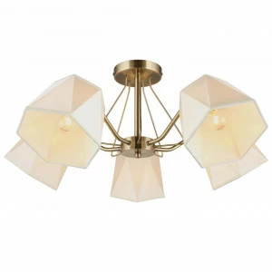 Потолочная люстра Omnilux Rapallo OML-65007-05 OMNILUX RAPALLO 328880 Белый;бронза